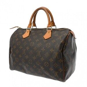 Louis Vuitton Brown Speedy Handbag Monogram Canvas
